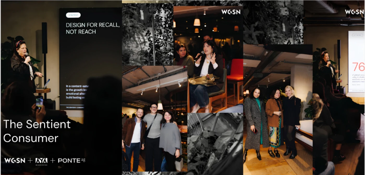 Registro oficial da apresentação The Sentient Consumer da WGSN Brasil em São Paulo